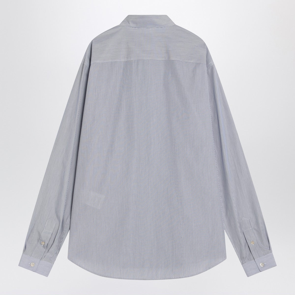 Valentino Light blue cotton shirt with logo