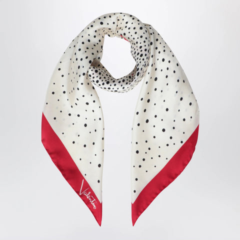 Valentino Little Stars Starry silk scarf