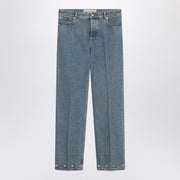 Valentino Medium blue jeans with cabochons