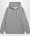 Valentino Mélange gray hoodie with Vlogo embroidery