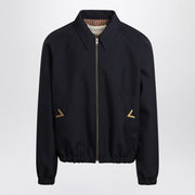 Valentino Navy bomber jacket with Vgold pockets
