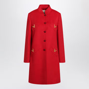 Valentino Red wool and cashmere coat