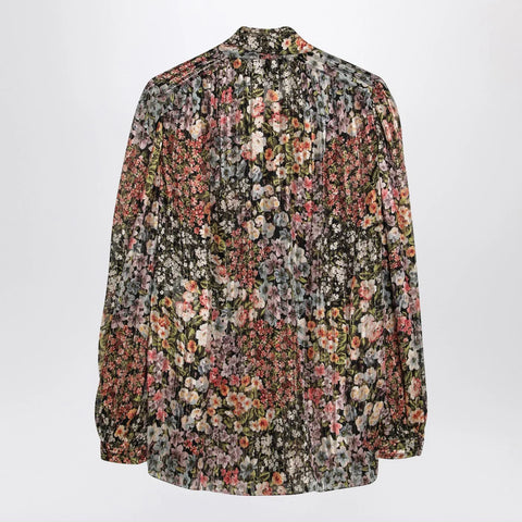 Valentino Silk blouse with floral print
