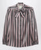 Valentino Striped Crepe de Chine shirt