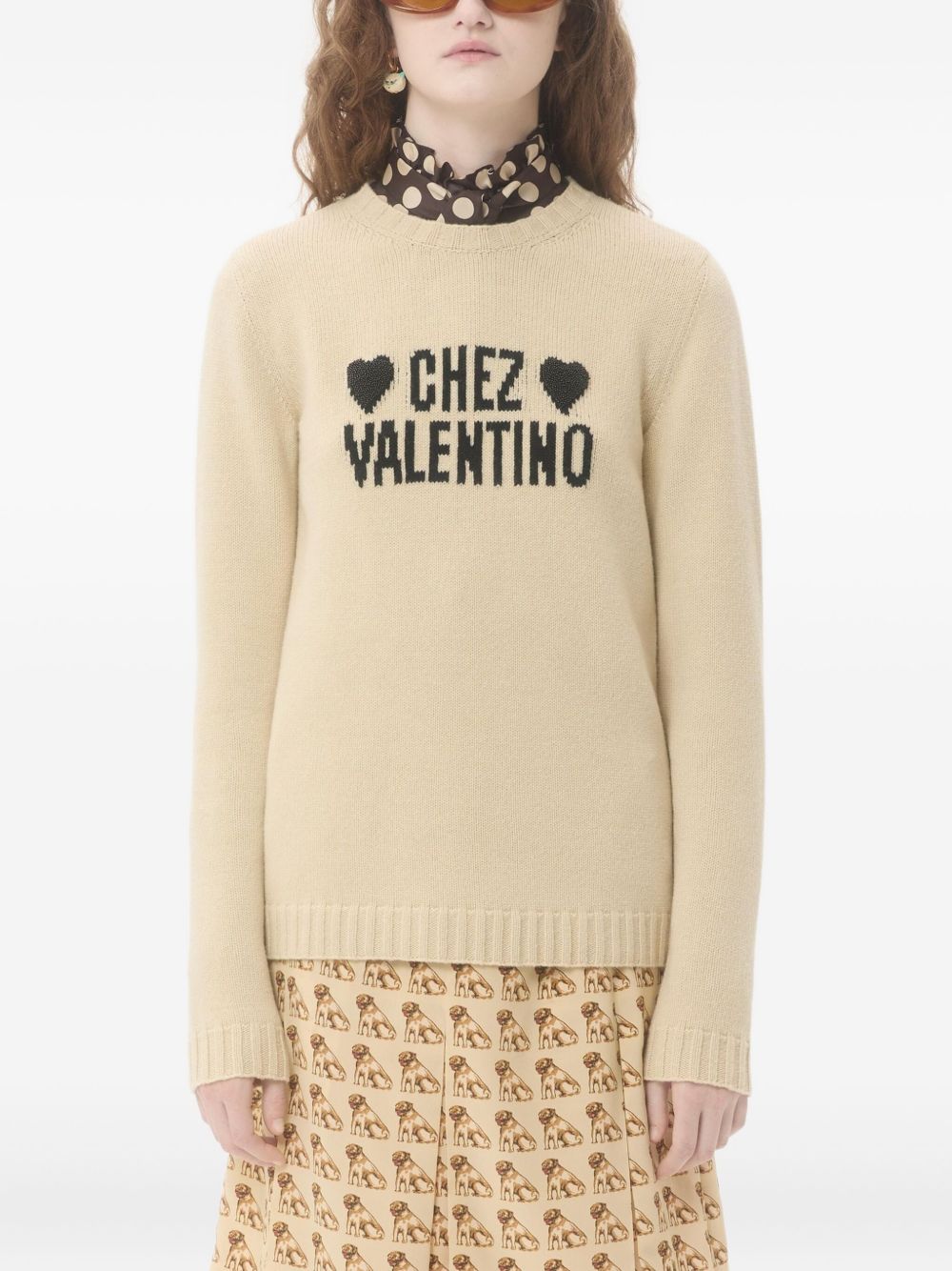 Valentino Sweaters Beige