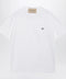 Valentino White cotton T-shirt with VLogo embroidery