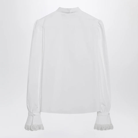 Valentino White cotton poplin shirt