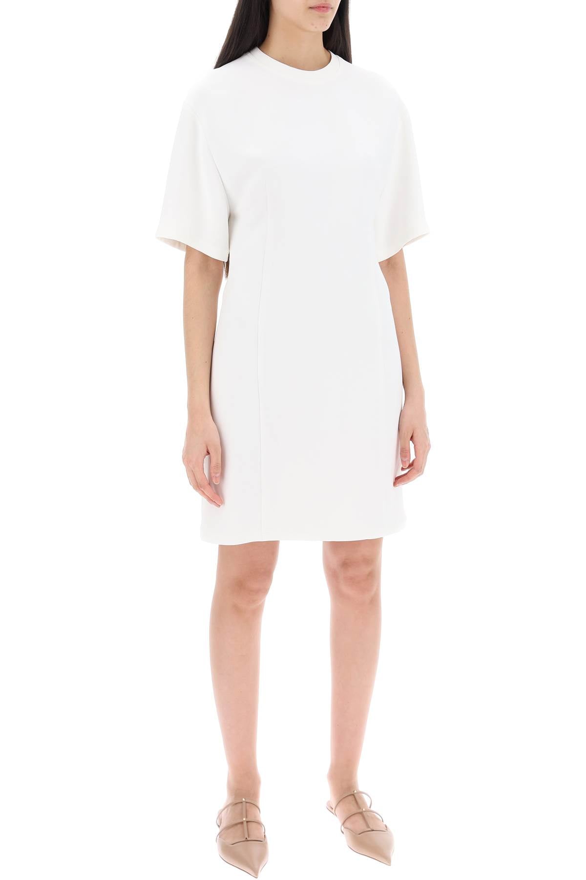 Valentino Garavani "Structured Couture Mini Dress-Dress-Valentino GARAVANI-42-White-Urbanheer