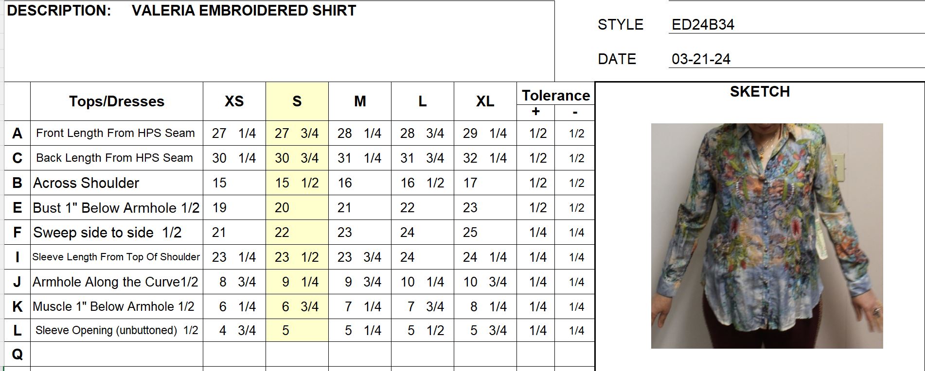 Valeria Embroidered Shirt-Shirt-Aratta-XS-Blue Wash-Urbanheer