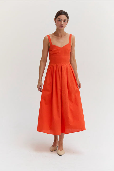 Valerie Bustier Fit and Flare Dress