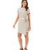Valerie Caribbean Stripe Eco Jersey Knotted Dress