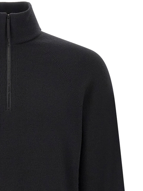 Veilance Black Conic Sweater