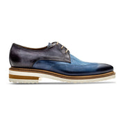 Veloce Derby Blue Antracite-Shoes - Men-JOSE REAL-42-NABUK BLUE ANTRACITE-Urbanheer