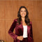 Velvet Fitted Velvet Blazer with Visible Stitching At the Collar
