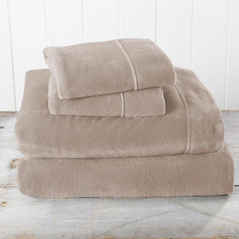 Velvet Plush Sheet Set Rose