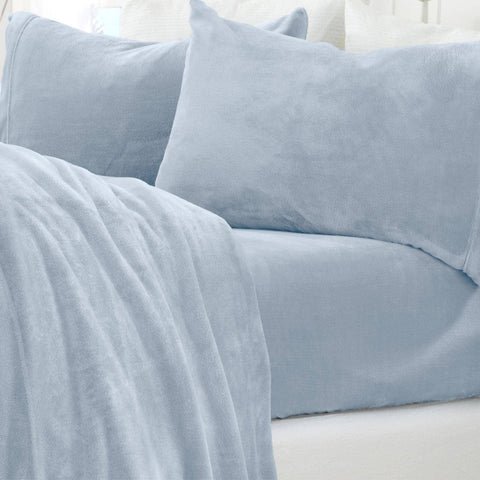Velvet Plush Sheet Set Rose