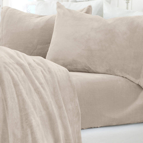 Velvet Plush Sheet Set Rose