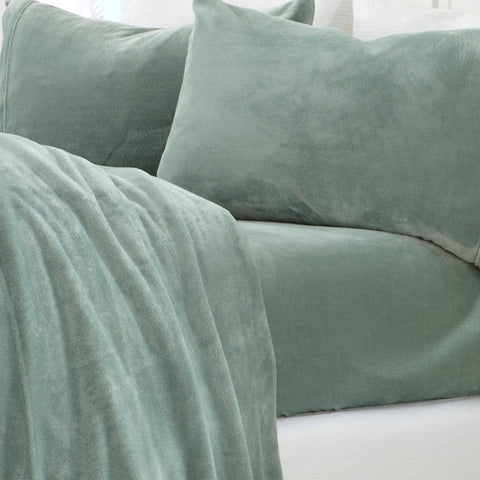 Velvet Plush Sheet Set Rose