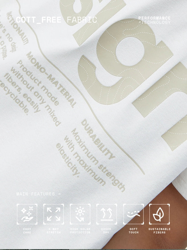 Veneta White Chalk T-Shirt-T-Shirt-Born Living Yoga-XS-Urbanheer