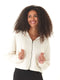 Venetia Triblend Fleece Crop Zip Hoodie