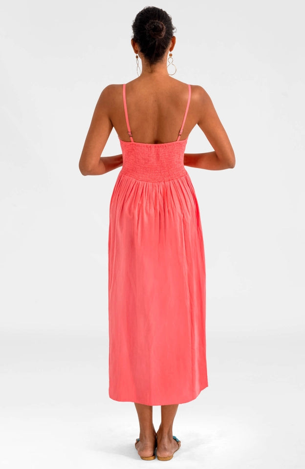 Venus Goddess of Love Dress - Roman Goddess Collection Coral-Dress-Gretchen Scott LLC-XXS-Coral-Urbanheer