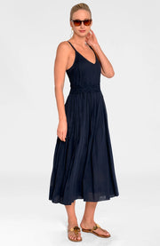 Venus Goddess of Love Dress - Roman Goddess Collection Navy-Dress-Gretchen Scott LLC-XXS-Navy-Urbanheer