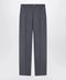 Versace Anthracite grey wool jogger trousers