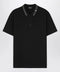 Versace Black polo shirt with Medusa embroidery