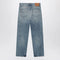 Versace Blue washed-effect jeans with small studs
