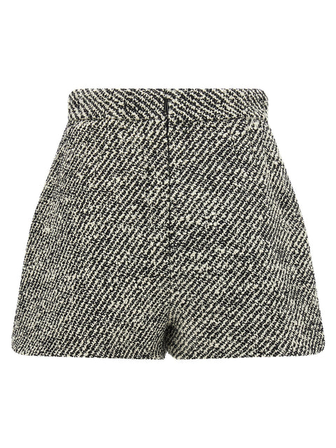 Versace Bouclé Wool Shorts