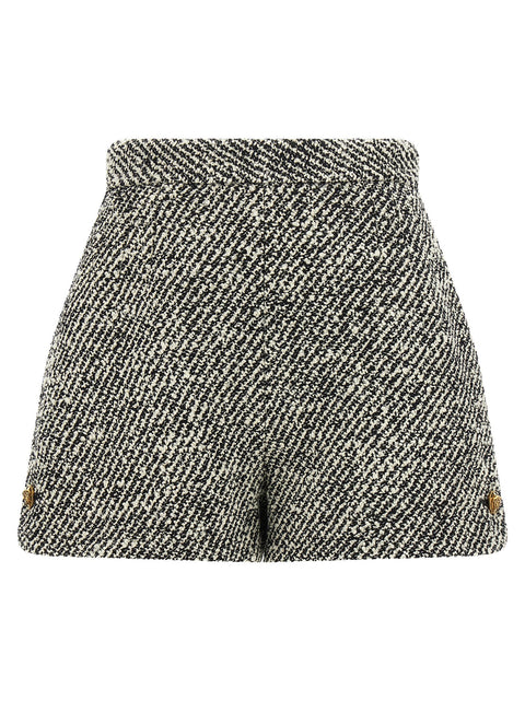 Versace Bouclé Wool Shorts