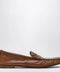 Versace Brown Guanto loafers in calf leather