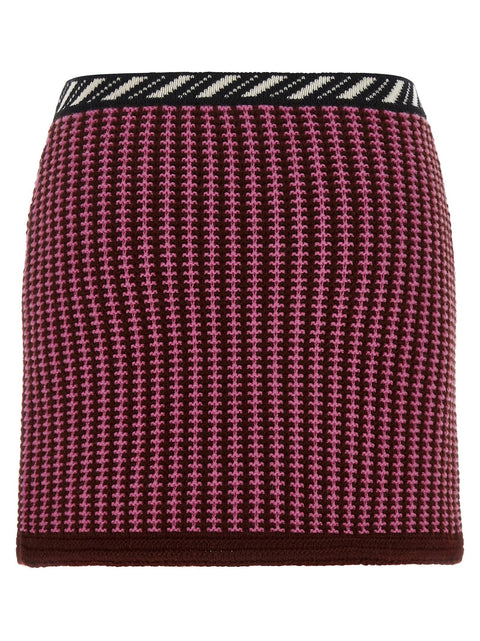 Versace Crochet Knit Skirt