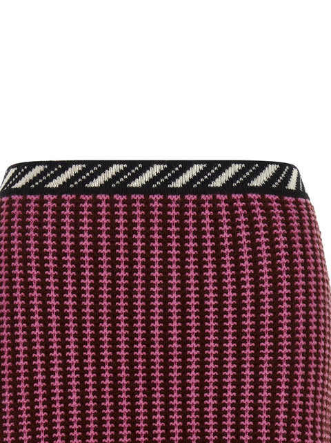 Versace Crochet Knit Skirt