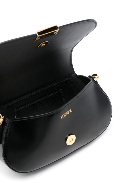 Versace Greca Goddess leather mini bag