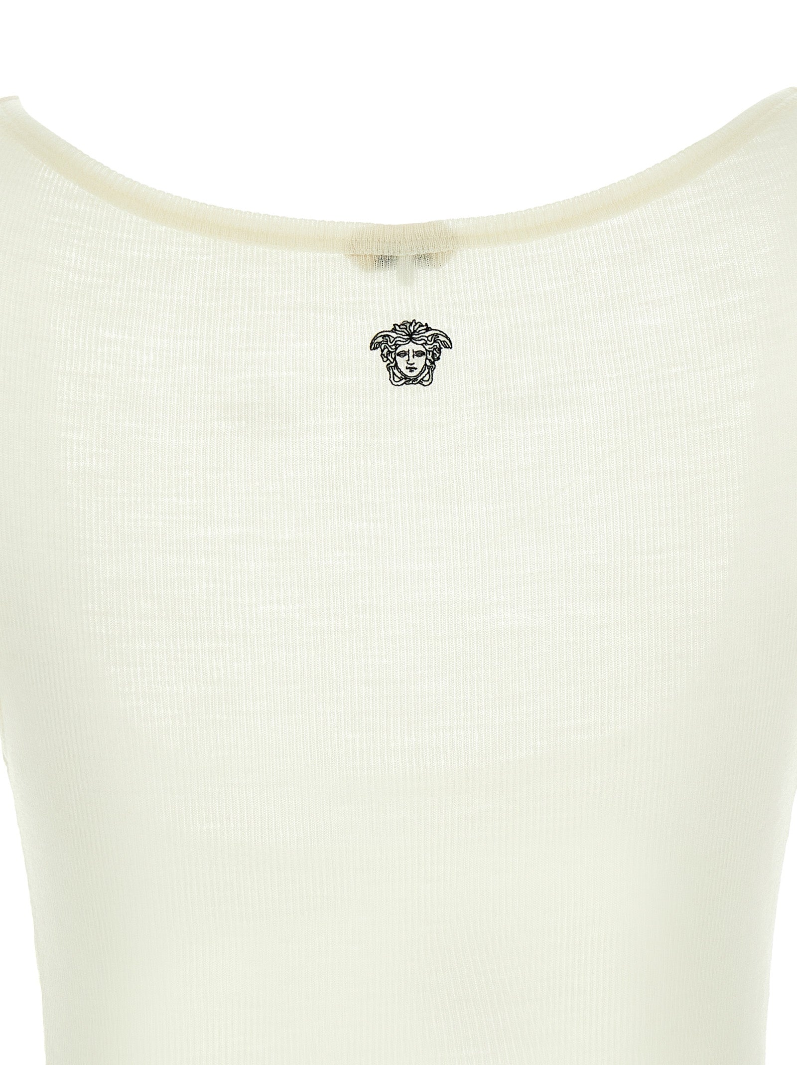 Versace La Medusa Embroidery Top