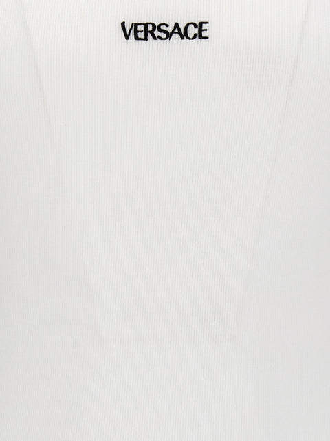 Versace Logo Embroidery Tank Top