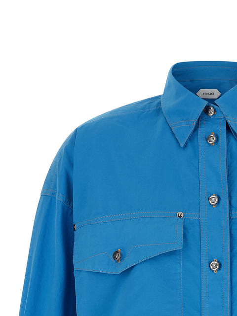 Versace Medusa Button Shirt