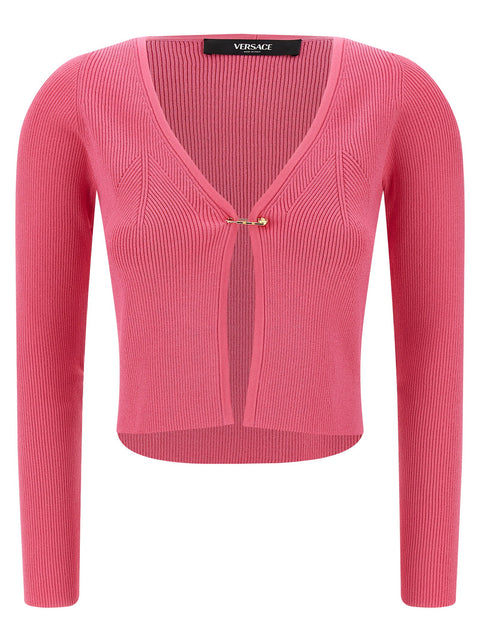 Versace Safety Pin Cardigan