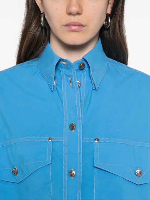 Versace Shirts LIGHT BLUE