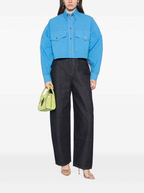 Versace Shirts LIGHT BLUE