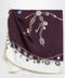 Versace Stolen Jewels printed silk twill mini skirt in burgundy