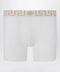 Versace White fitted boxers with Greca waistband