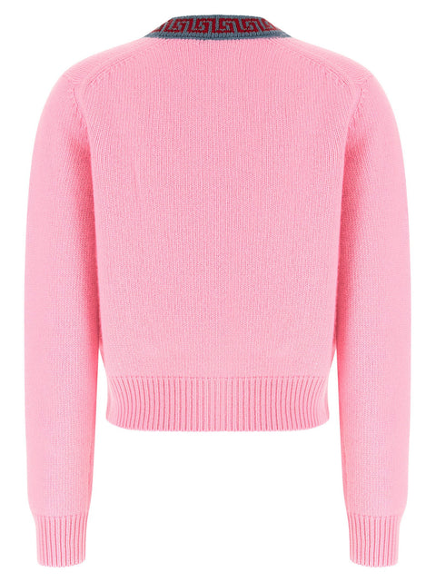 Versace Wool And Cashmere Cardigan