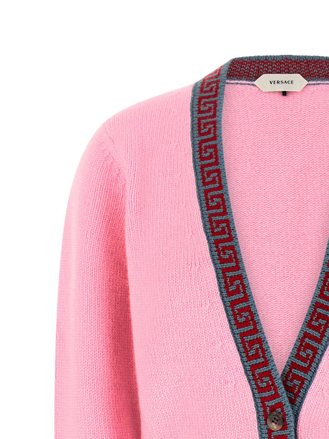 Versace Wool And Cashmere Cardigan