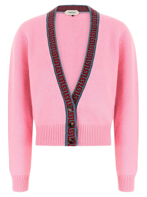 Versace Wool And Cashmere Cardigan