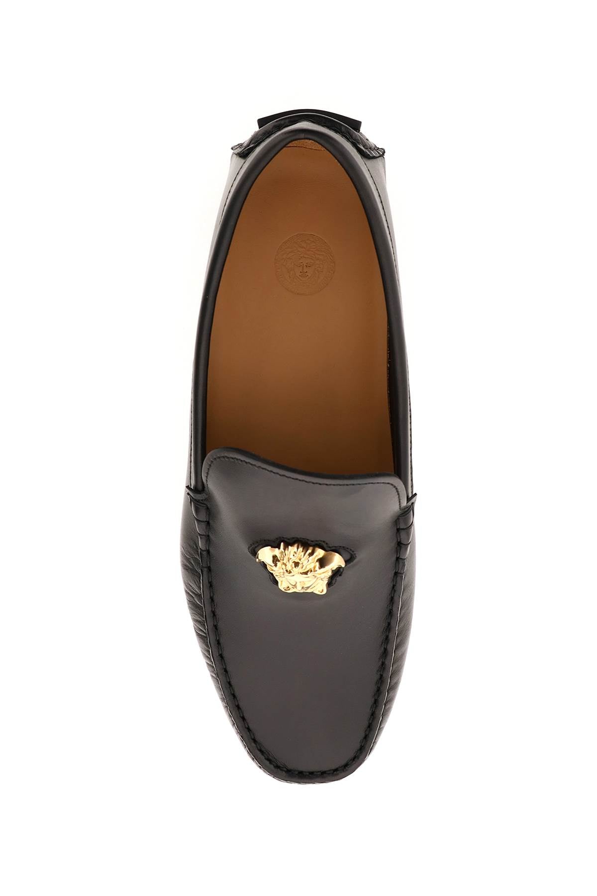 Versace la medusa leather loafers-Moccasins-Versace-41-Urbanheer