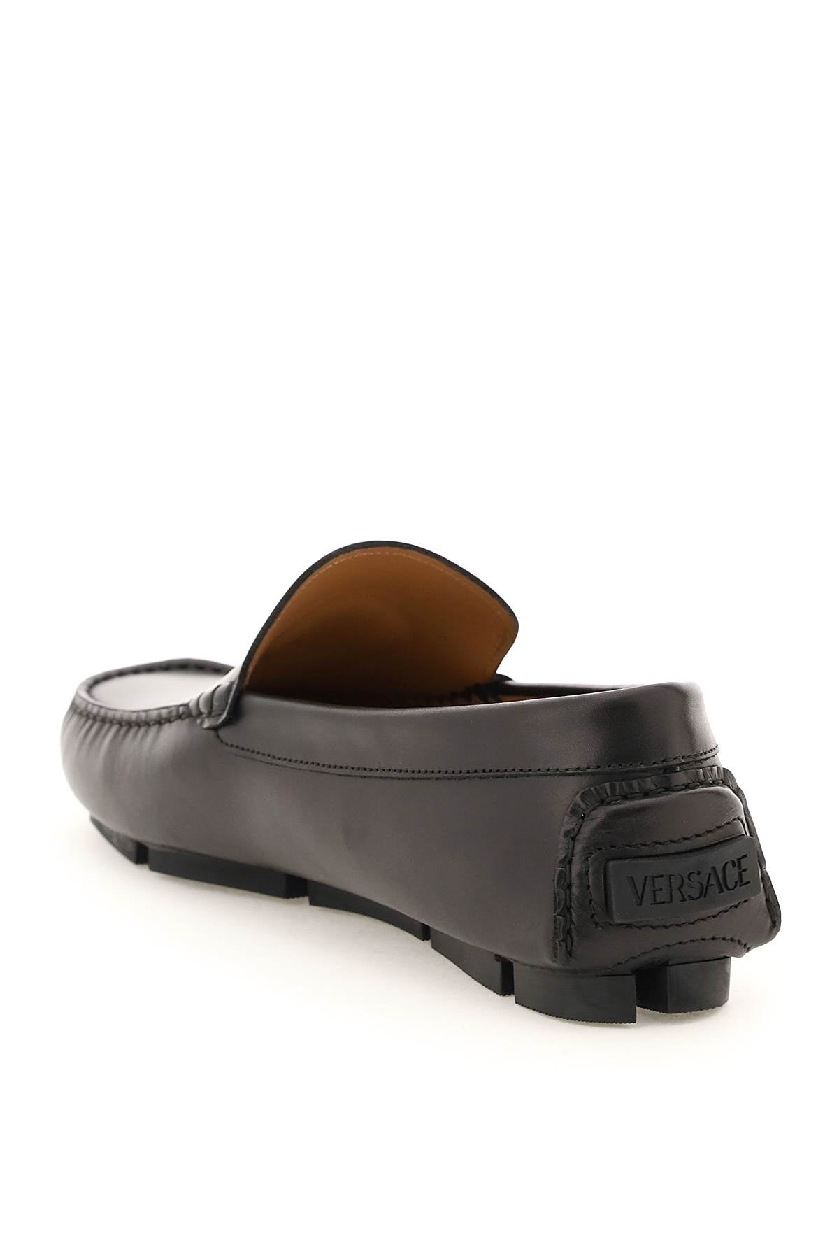 Versace la medusa leather loafers-Moccasins-Versace-41-Urbanheer