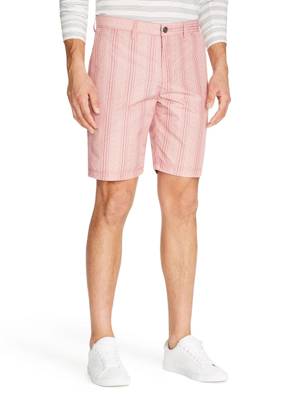 Vertical Stripe Tristen Shorts-Shorts-W.R.K-W30-Red-Urbanheer