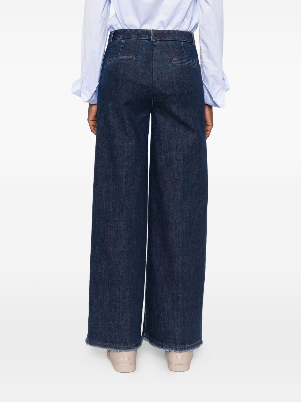 Via Masini 80 Trousers Blue